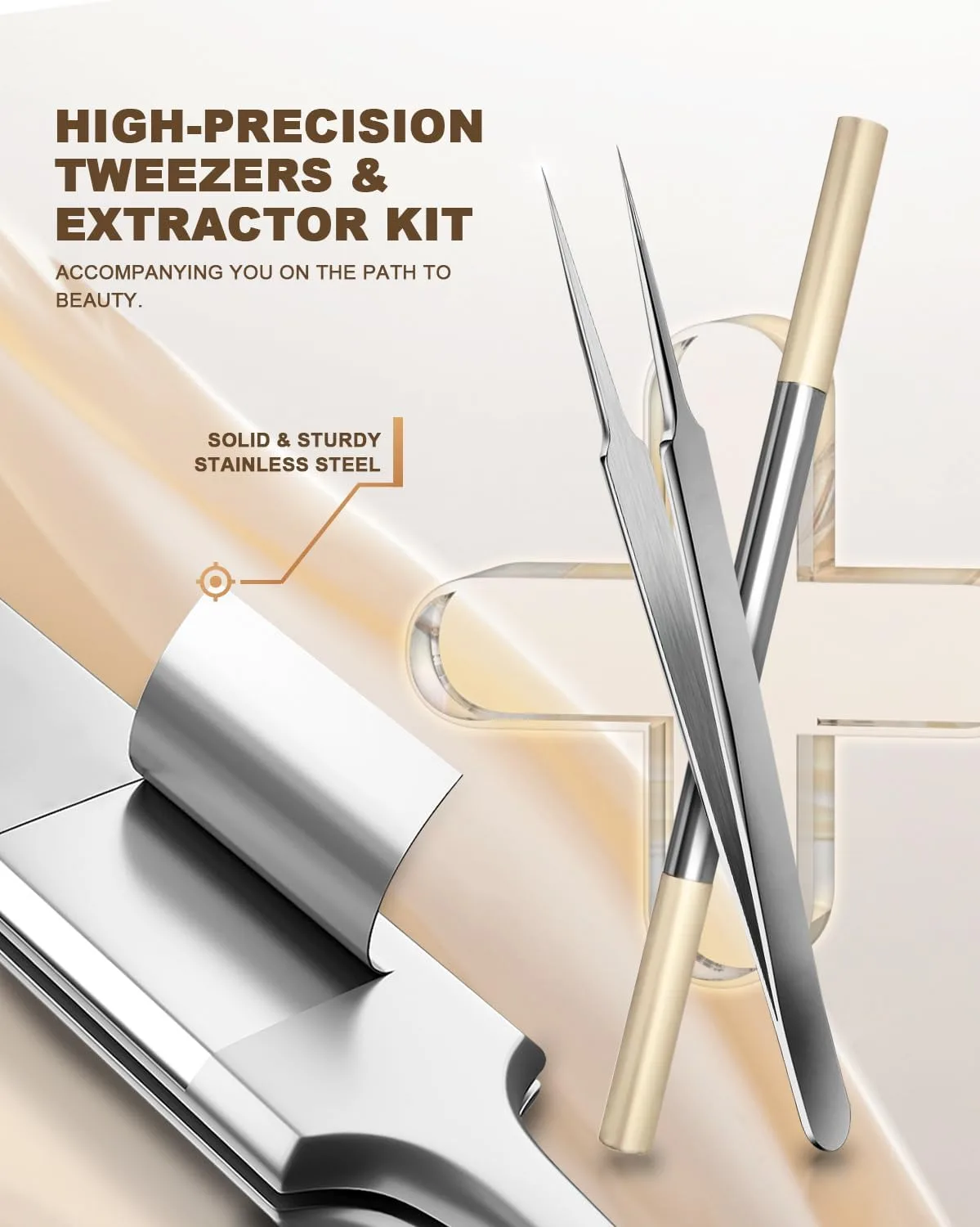 SGNEKOO Professional Facial Milia Removal Tool and Whitehead Extractor