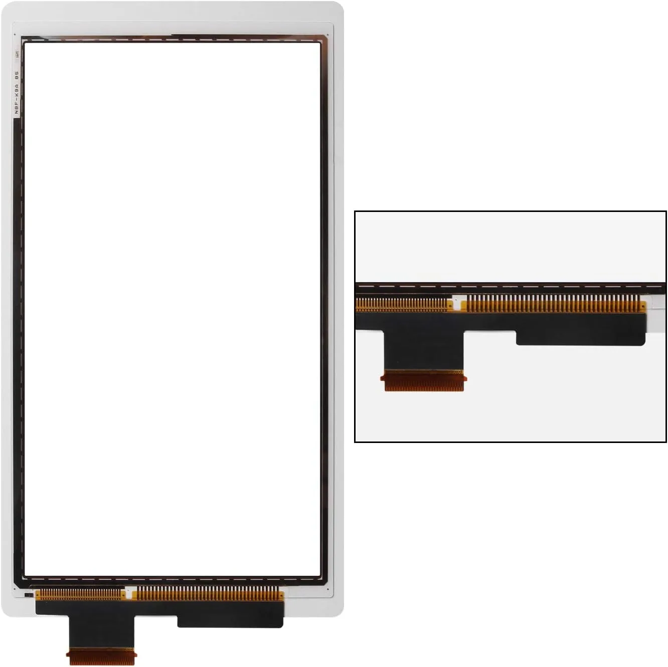A-MIND for Nintendo Switch Lite Touch Screen Only，Front Touch Panel Replacement Parts Repair Set， with Free Tool Repair Kit + Screen Protector (Coral)
