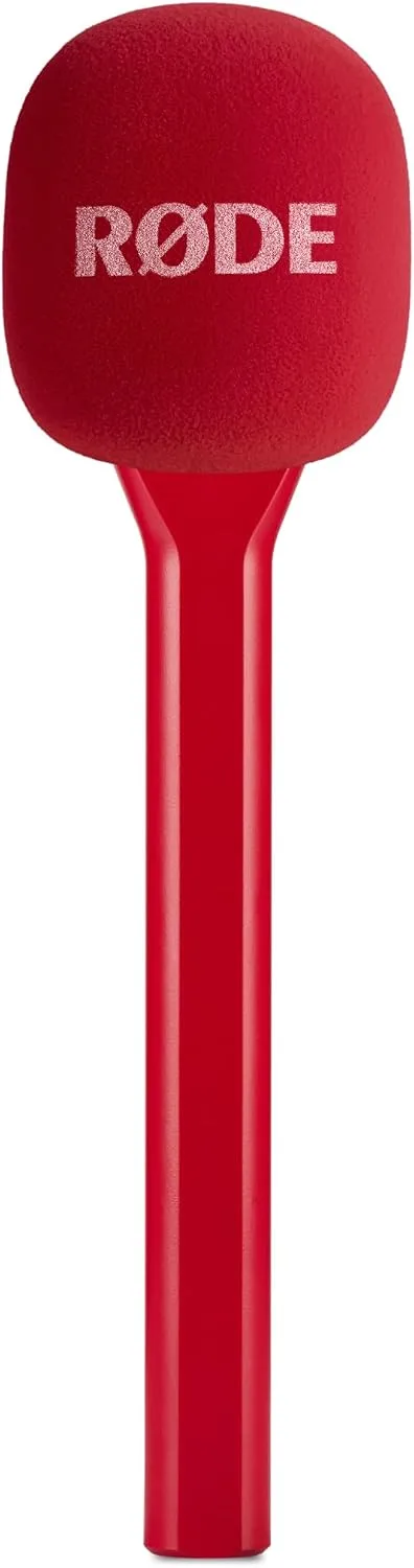 RØDE Interview GO Handheld Adaptor for RØDE Wireless Microphones (Red)