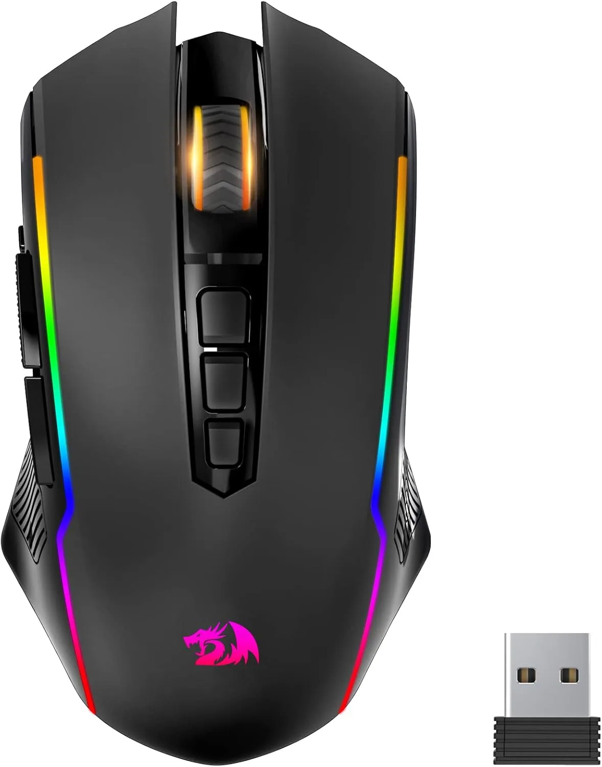Mouse Gamer Redragon M910-KS inalámbrico 8000 DPI negro