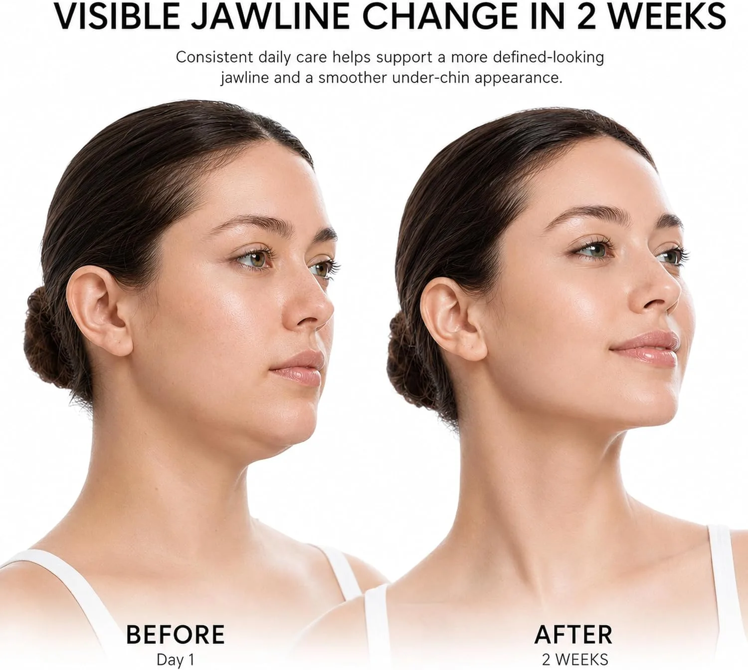 Double Chin & V-Face Device, Electric Double Chin Machine, V Line Device for a More Defined Jawline & Slimmer-Looking Face