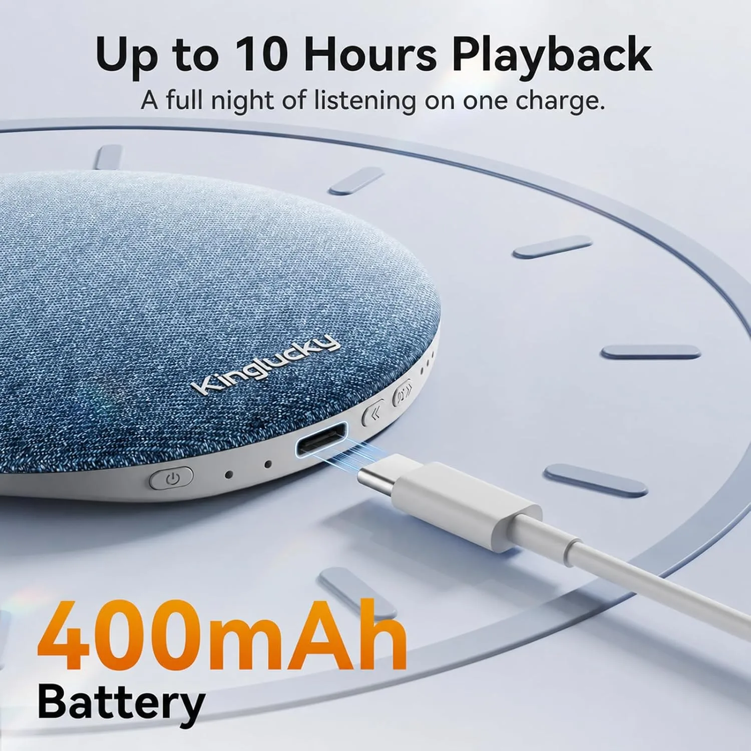 Kinglucky Upgraded X50 Pillow Speaker, Privacy Listening for Side Sleeper