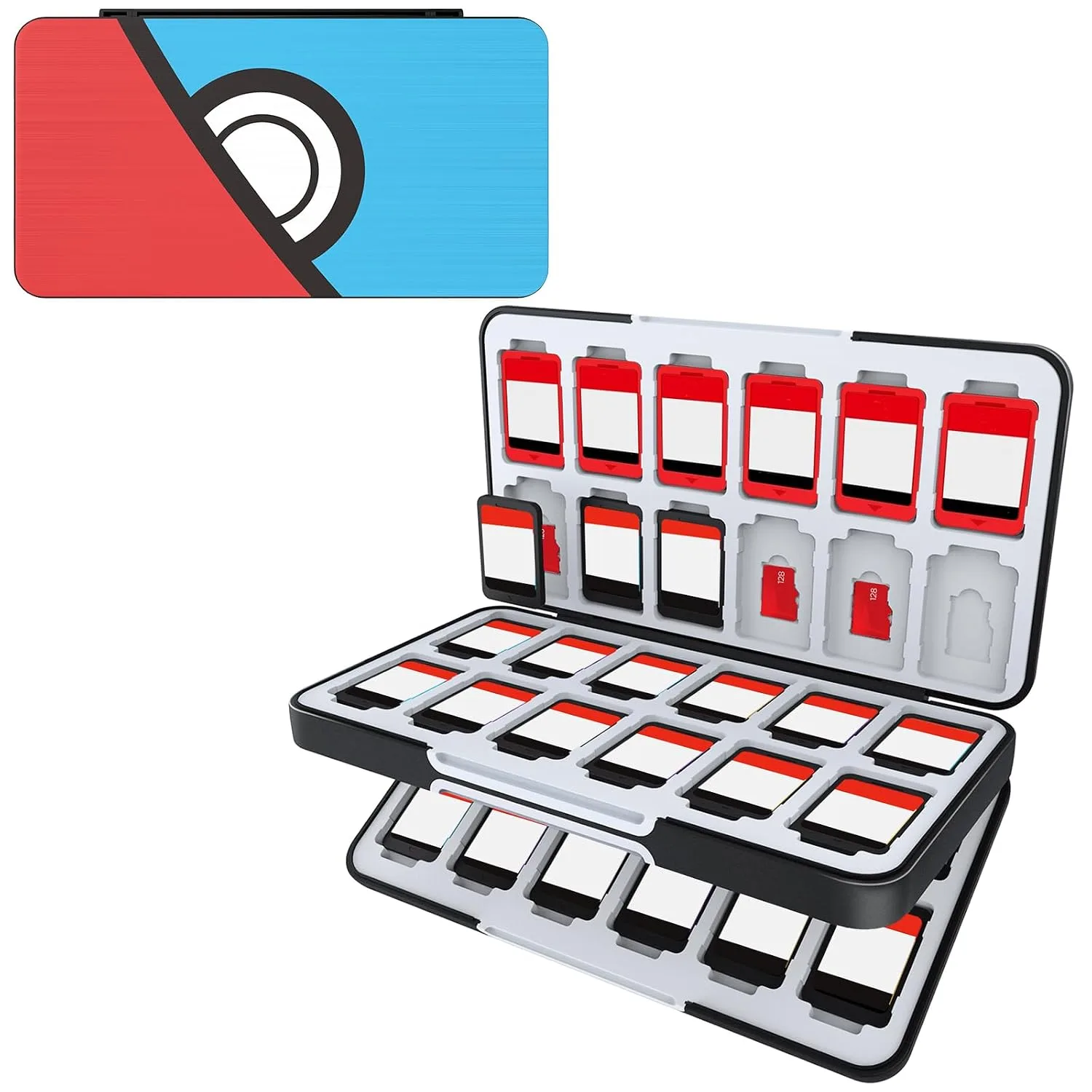 HEIYING Game Card Case Compatible with Nintendo Switch 2 / Micro SD Cards