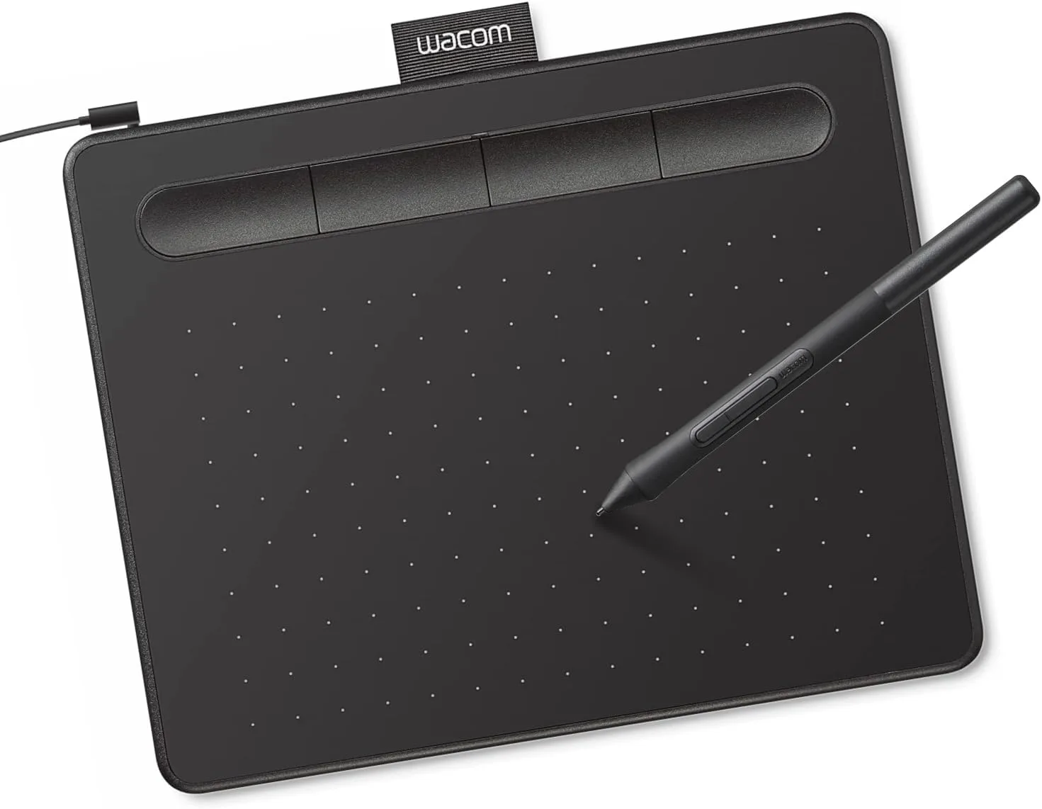 Wacom Intuos Small, Wired Graphic Drawing Tablet with Pen + Software