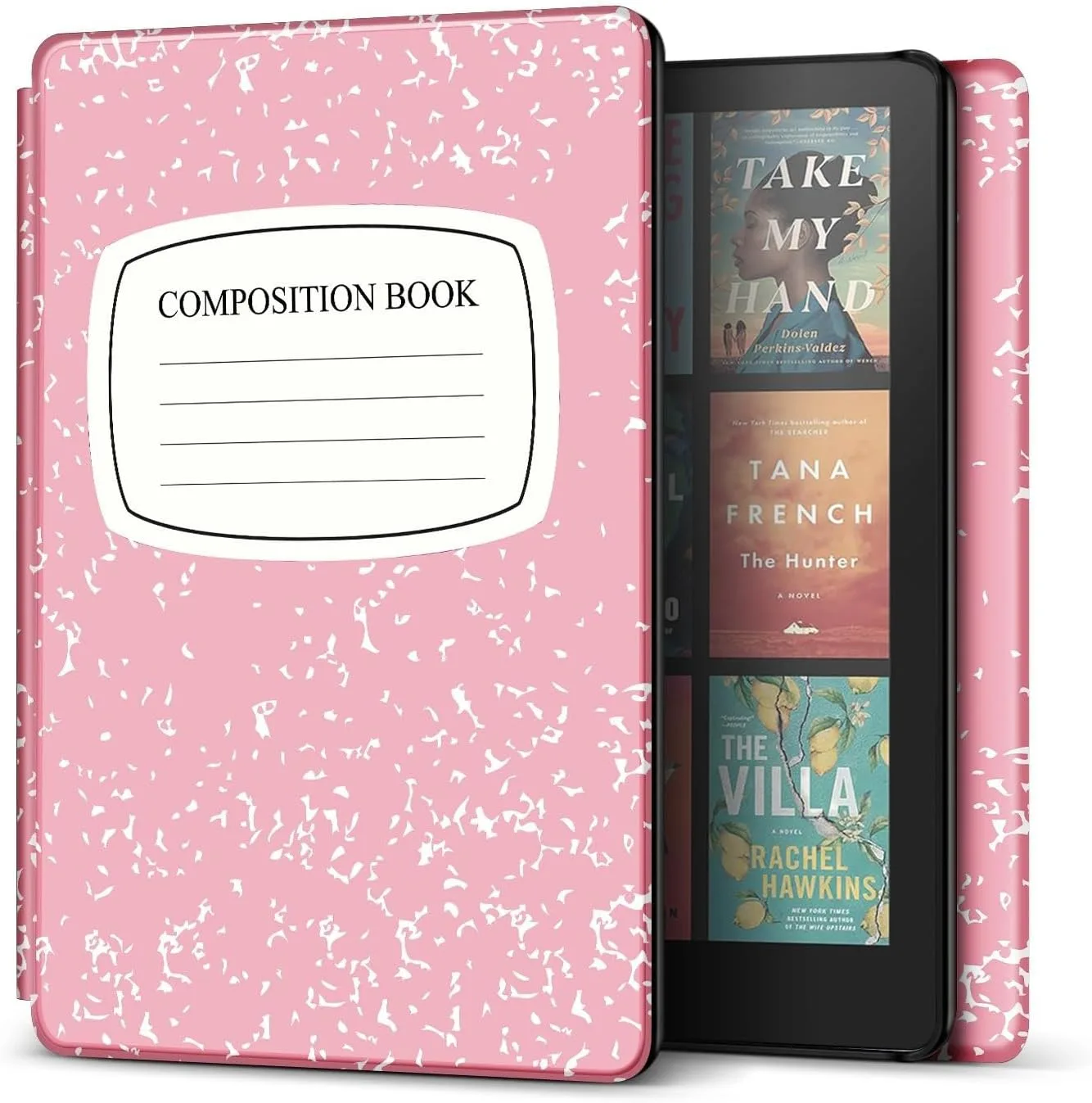 TNP Kindle Paperwhite 12th Gen Case, Colorsoft 7-Inch Composition Book Pink
