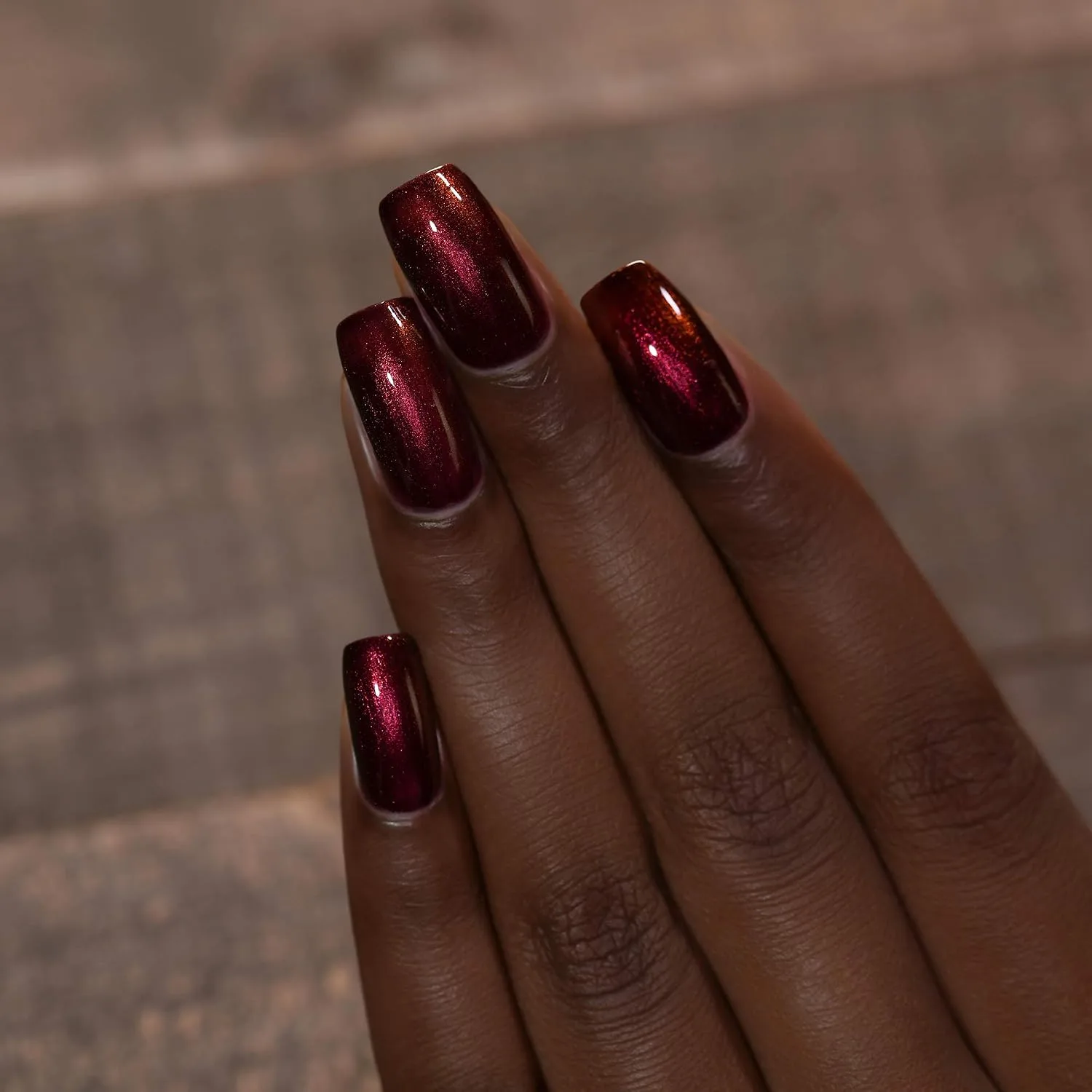 ILNP Dear Santa - Deep Burgundy Duochrome Nail Polish