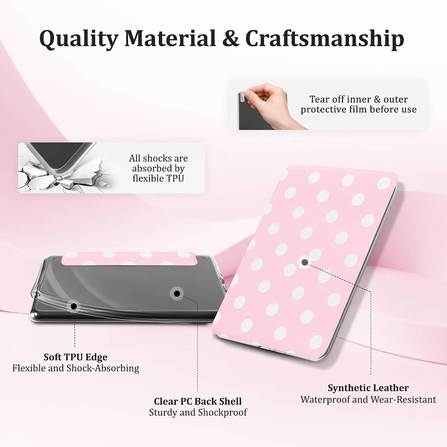 SESENSE Magnetic Case for 7'' Kindle Paperwhite 12th Gen 2024 & Colorsoft
