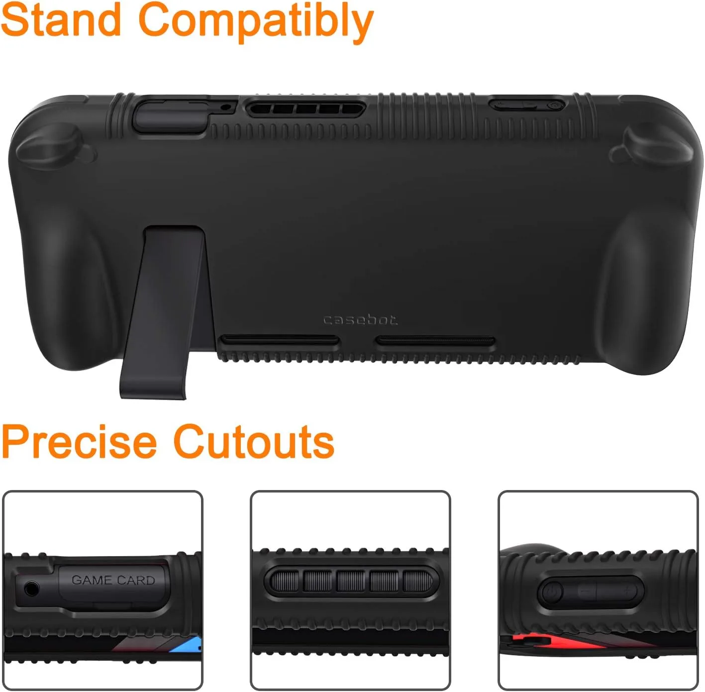 FINTIE Soft Silicone Protective Case Compatible with Nintendo Switch 2017