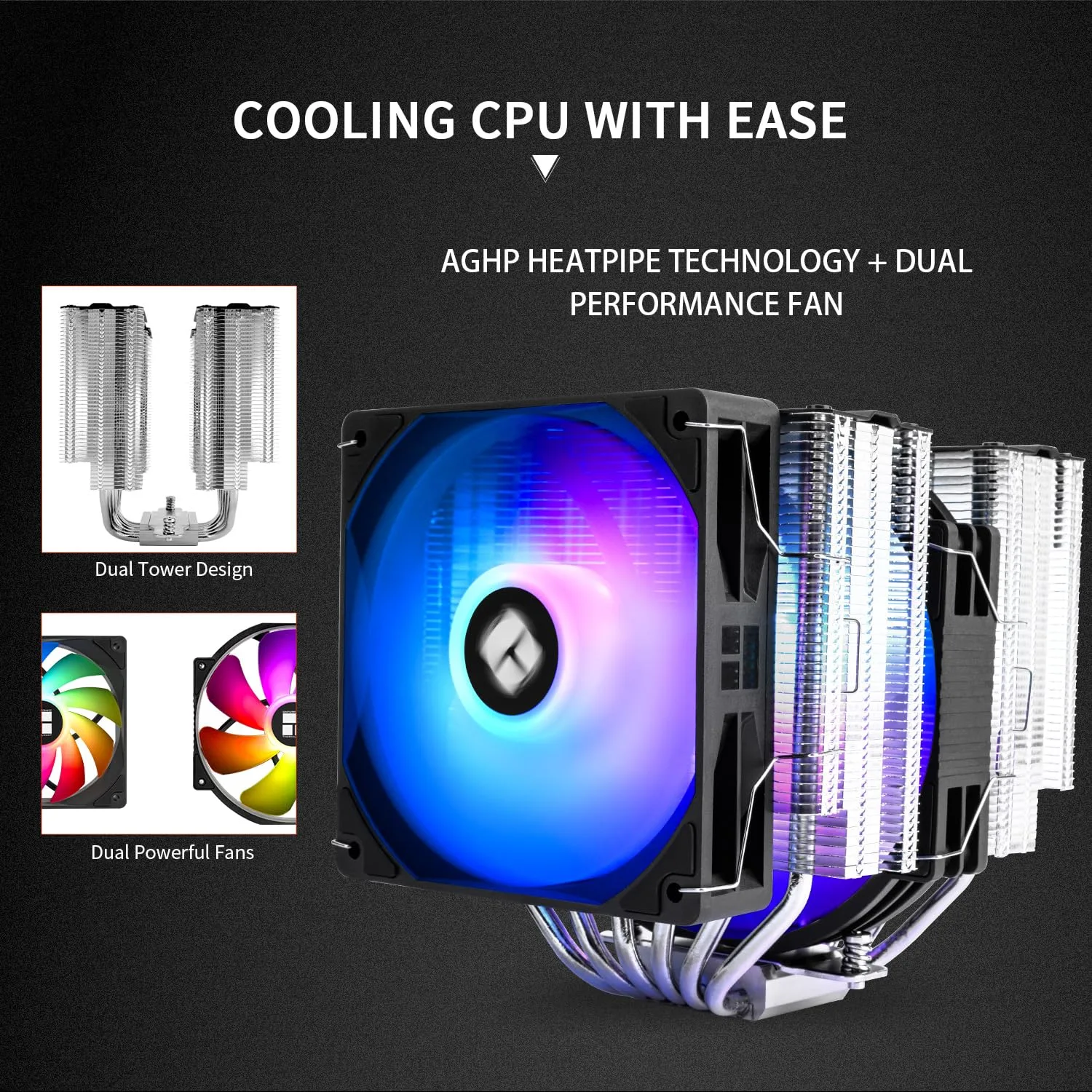Thermalright Peerless Assassin 140 SE ARGB CPU Cooler,Dual Towers and Fans