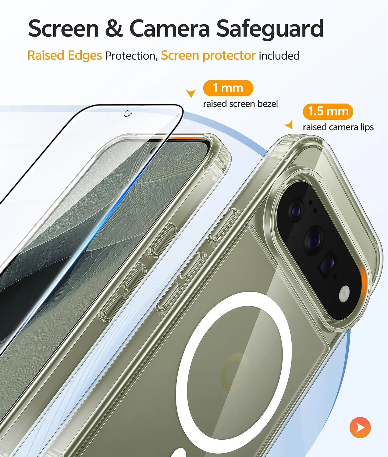 FNTCASE for Google Pixel 11 Pro XL Case, Fit for Magsafe, Screen Protector