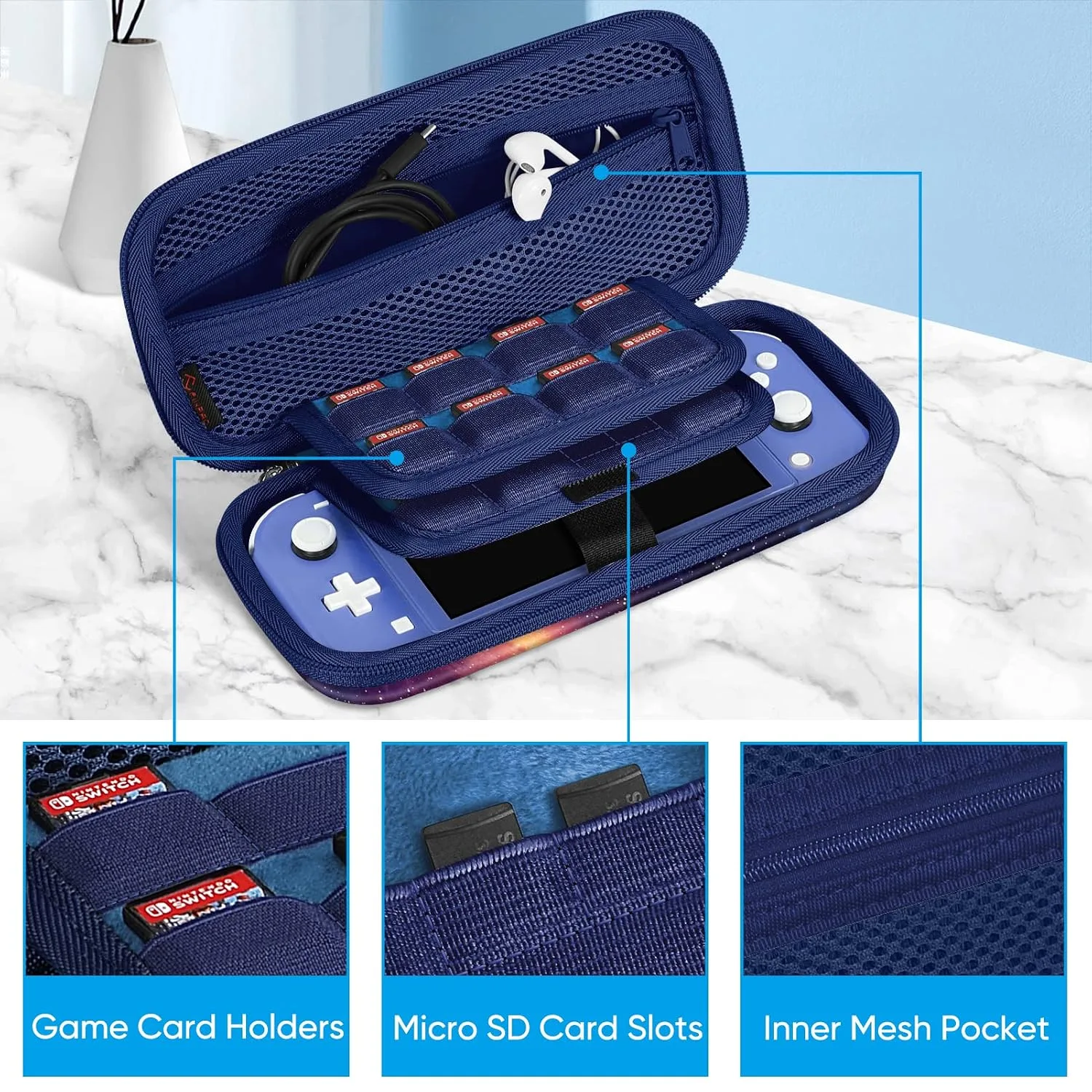 FINTIE Shockproof Carrying Case for Nintendo Switch Lite 2019
