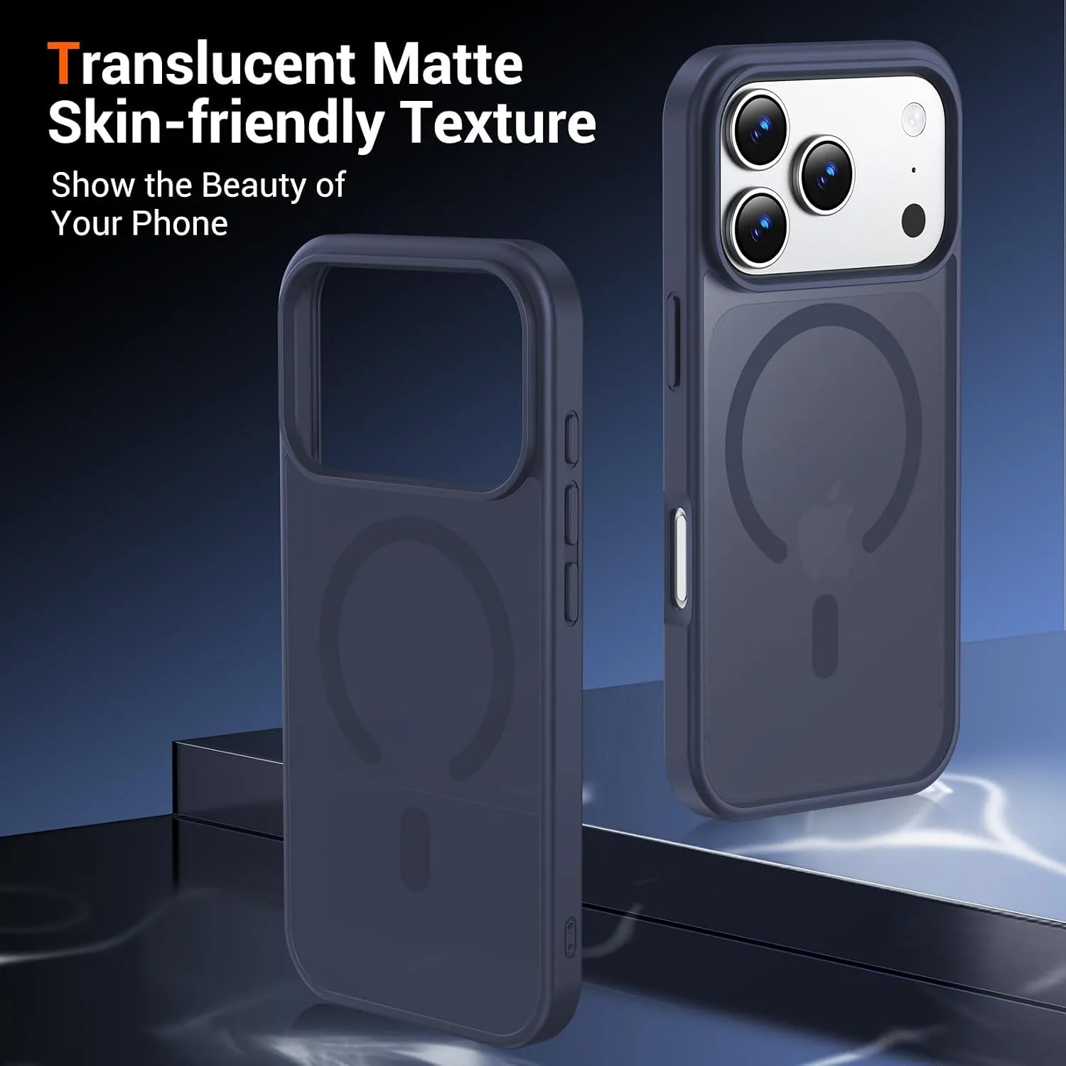 Temdan for iPhone 18 Pro Case/iPhone 17 Pro Case, Dark Purple