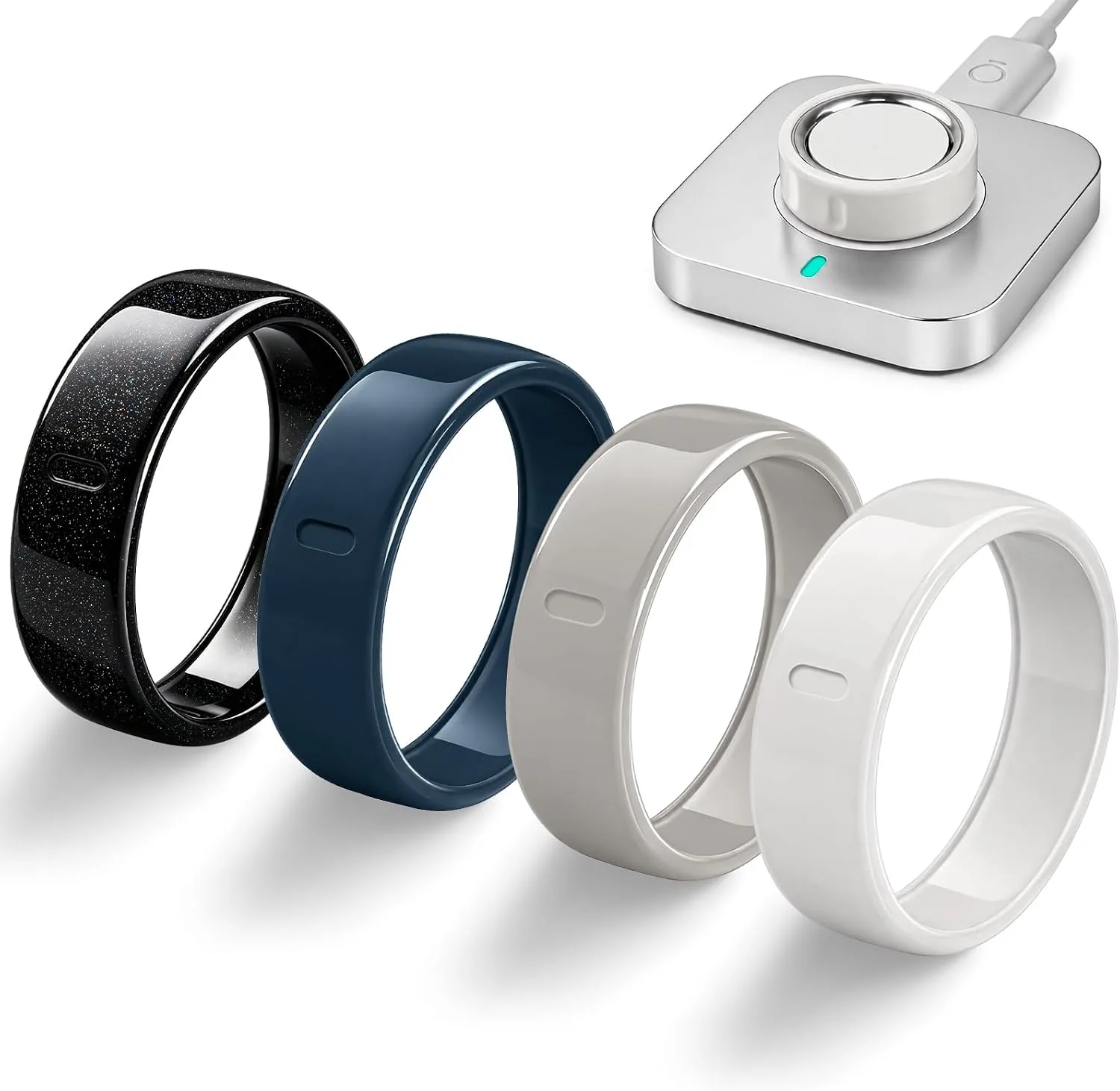 Protector para anillo Sylacor 4 unidades para Oura Ring 5 acabado cerámico TPU