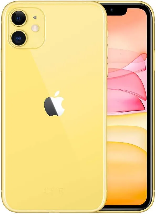 Apple iPhone 11, US Version, 256GB, Yellow - T-Mobile (Renewed)