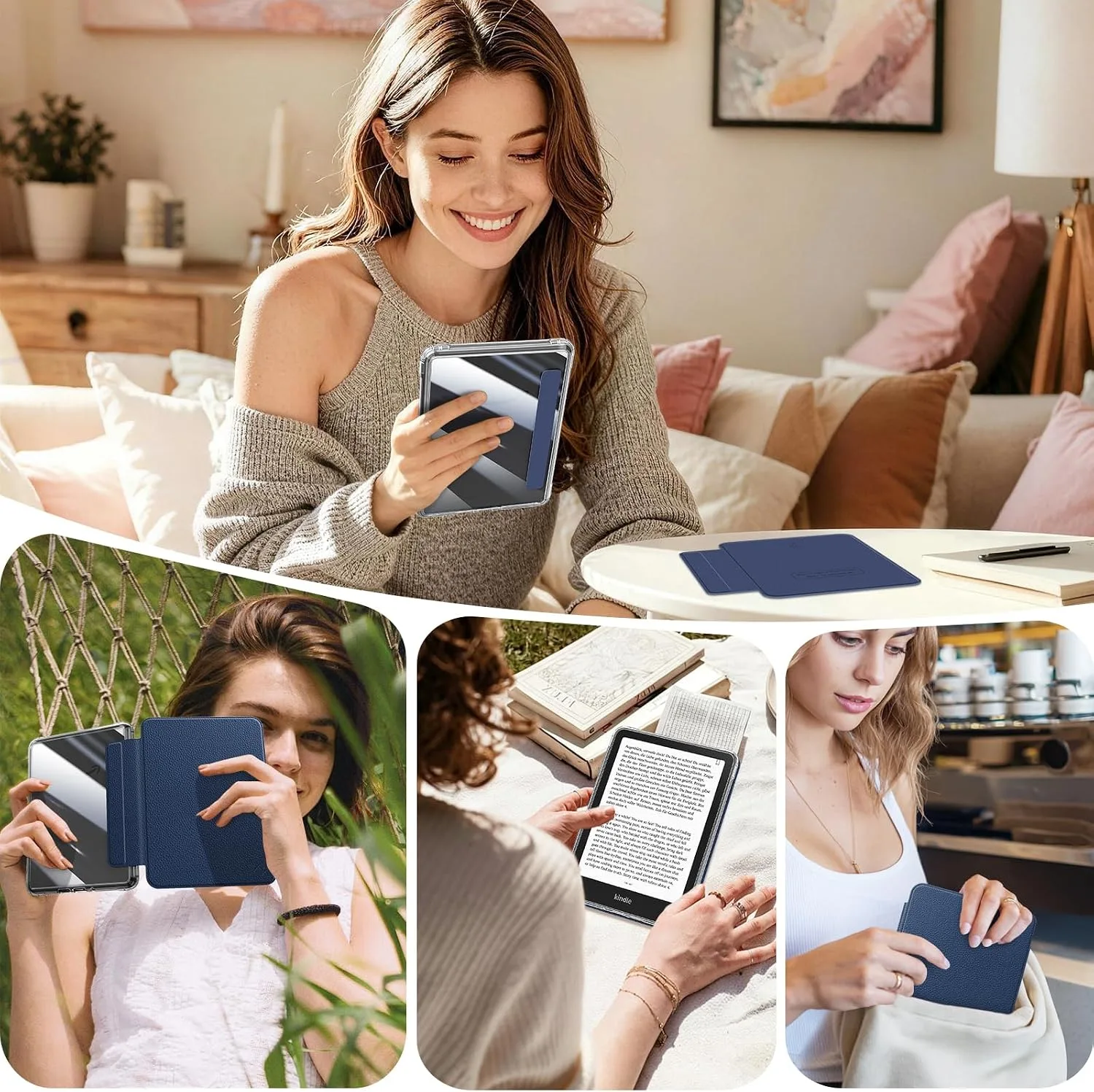 Fintie Detachable Case for Kindle Paperwhite 12th Gen 2024/Kindle Colorsoft