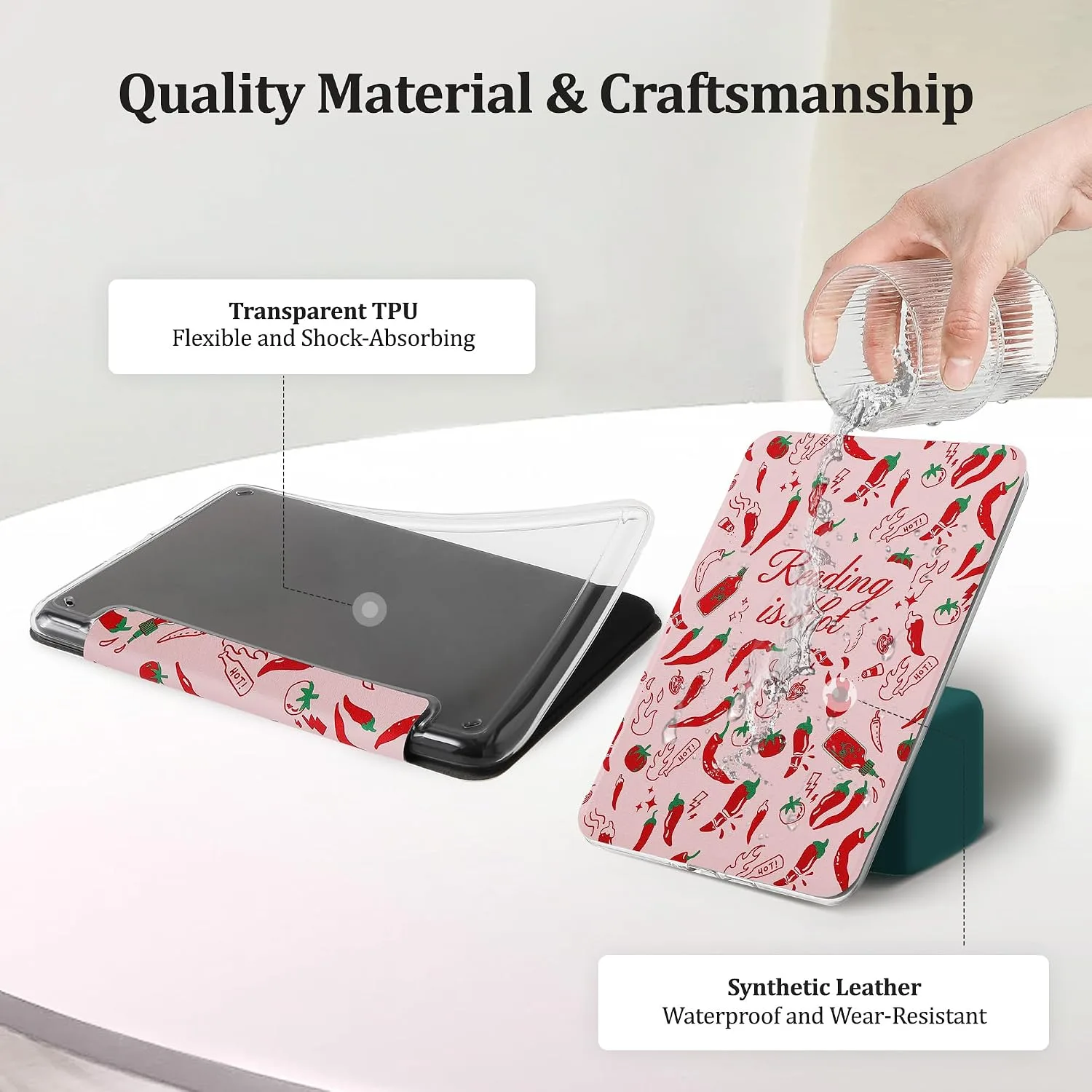 Clear Case for 7'' Kindle Paperwhite 12th Gen 2024 & Colorsoft
