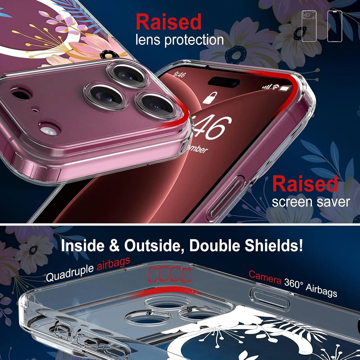 tharlet Magnetic Case Fit for iPhone 18 Pro, Compatible with MagSafe
