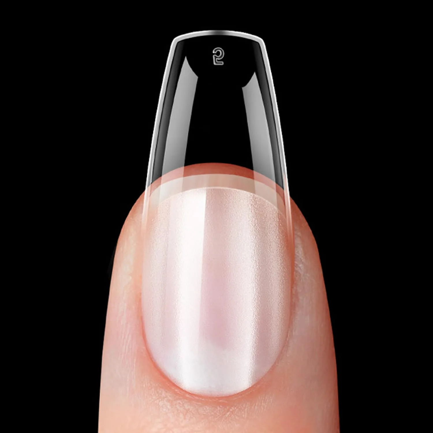Modelones Medium Coffin Nail Tips 360pcs Pre-shaped False Press On Nail