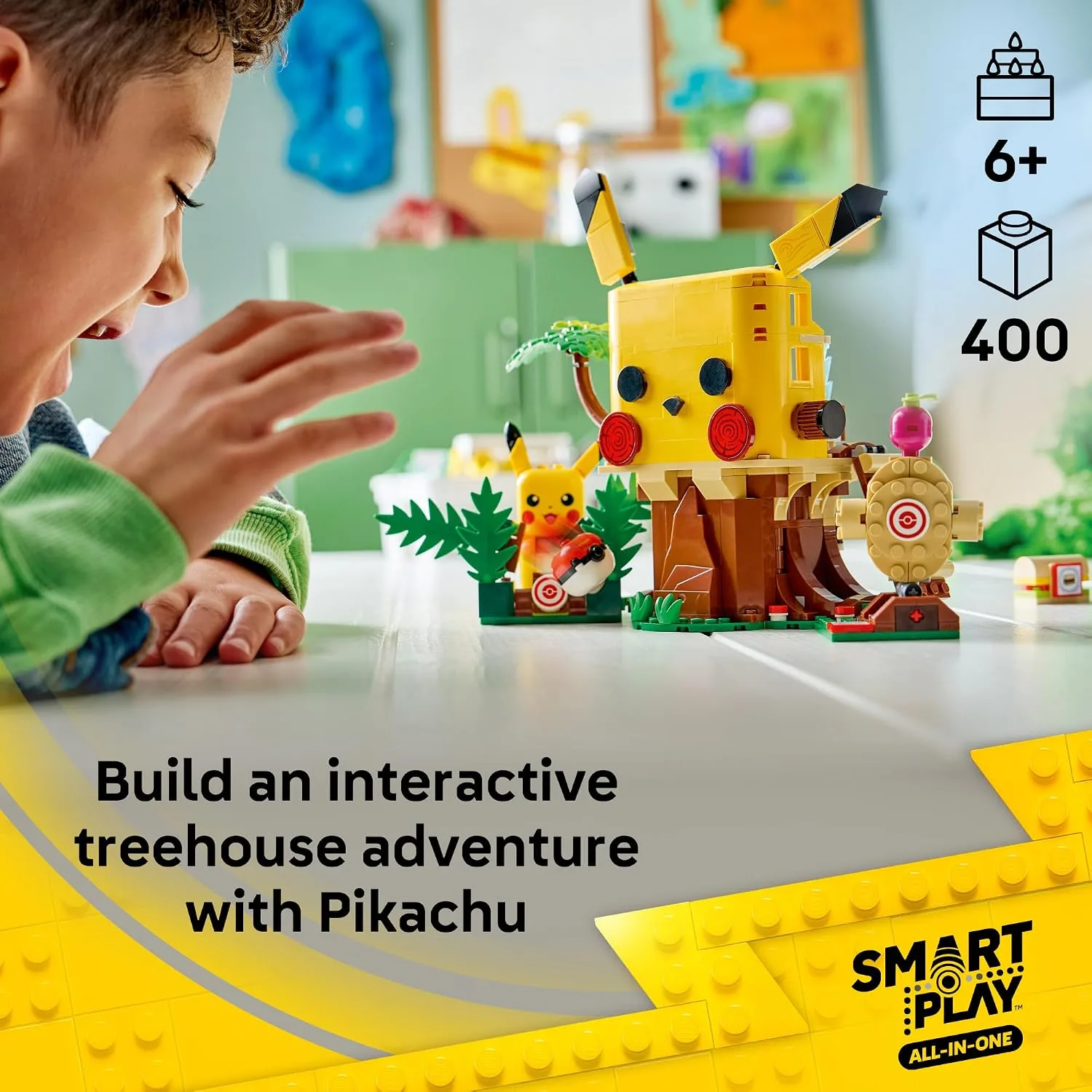 LEGO Pokémon SMART Play: Training House with Pikachu 72164