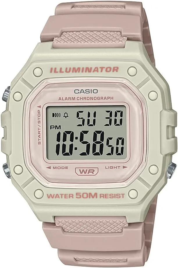 Casio W218H Series | Men’s Digital Watch | 50M WR | 1/100 Second Stopwatch | 100 SEC Chronograph | LED Backlight | Countdown Timer | Daily Alarm | Hourly Time Signal | 7 Year Battery