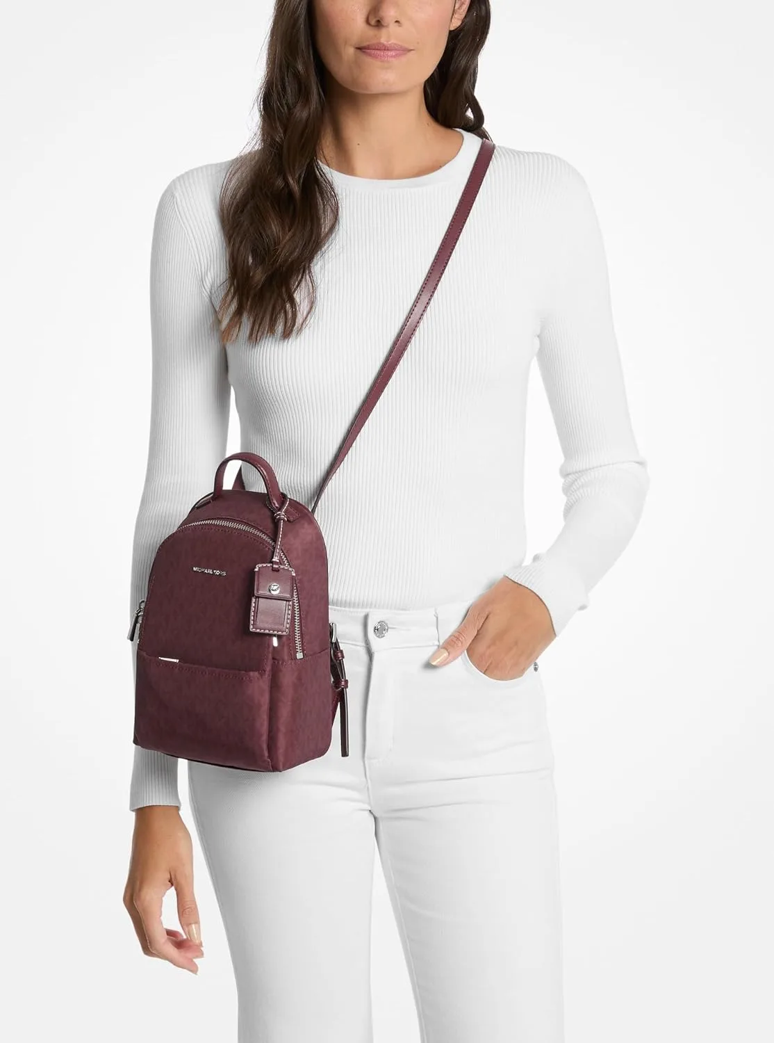 Michael Kors Sable Extra Small Covertible Messenger Backpack