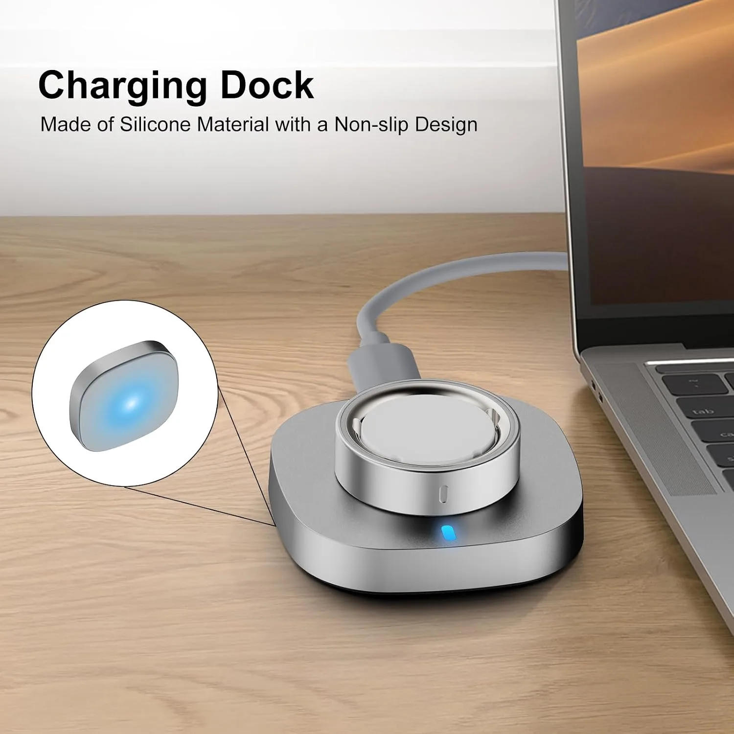 Charger Compatible with Aura-Ring Gen 4 Size 14