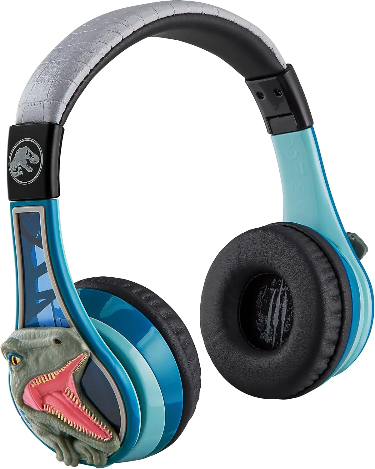Jurassic World Bluetooth Headphones for Kids, Volume Reduced Wireless Headphones