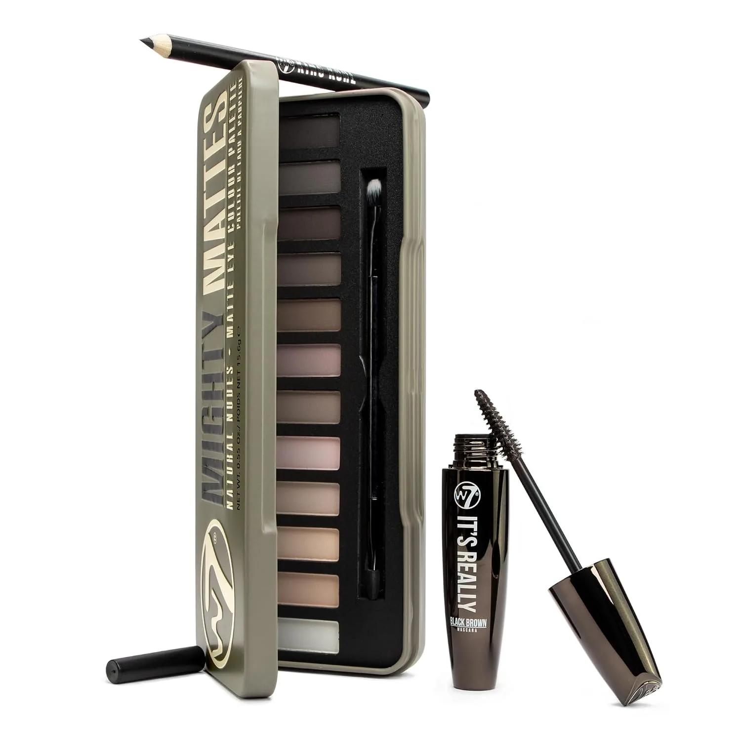 W7 Meet Your Mattes Gift Set - Eyeshadow, Mascara and Eyeliner Kit