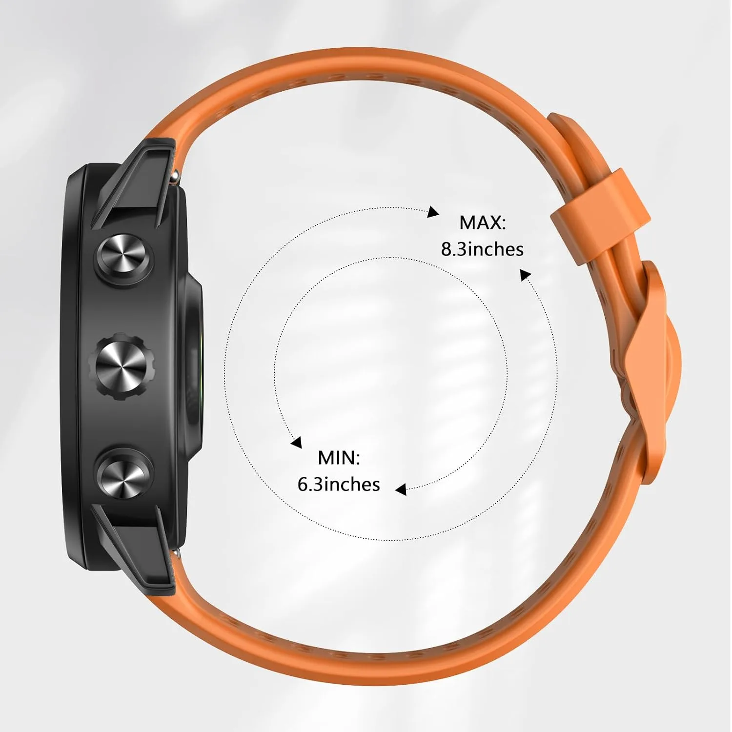 Compatible with Coros Pace 2 Watch Band, 20mm Quick Release Sports Silicone Watch Band Breathable Wristband Strap Women Men Strap for COROS APEX 2/APEX 42mm