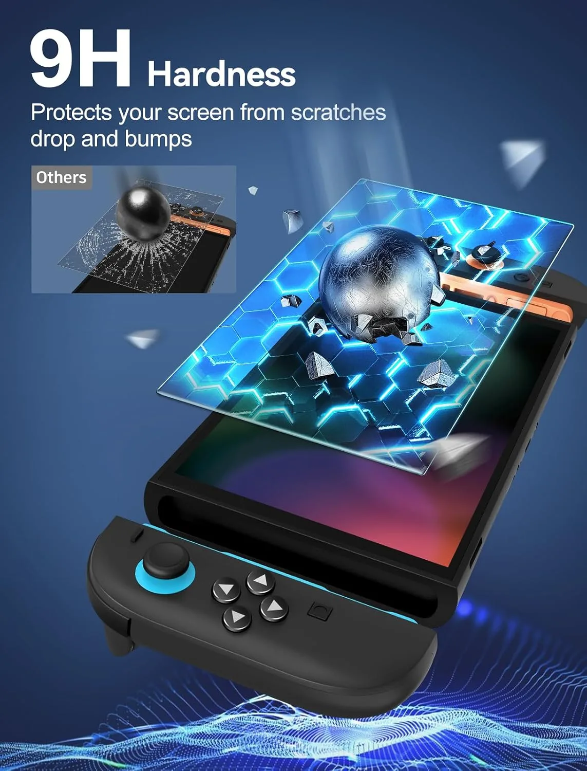 ivoler Anti-Glare Matte Screen Protector for Nintendo Switch 2, Tempered Glass Protector with [Easy Alignment Frame] 30s Installation, 9H Hardness Scratch Resistant Accessories for Switch 2-2 Pack