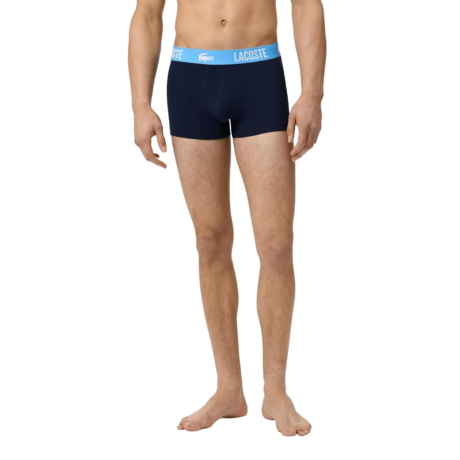 Lacoste Men's Cotton Stretch Essentials Trunks, 5-pack