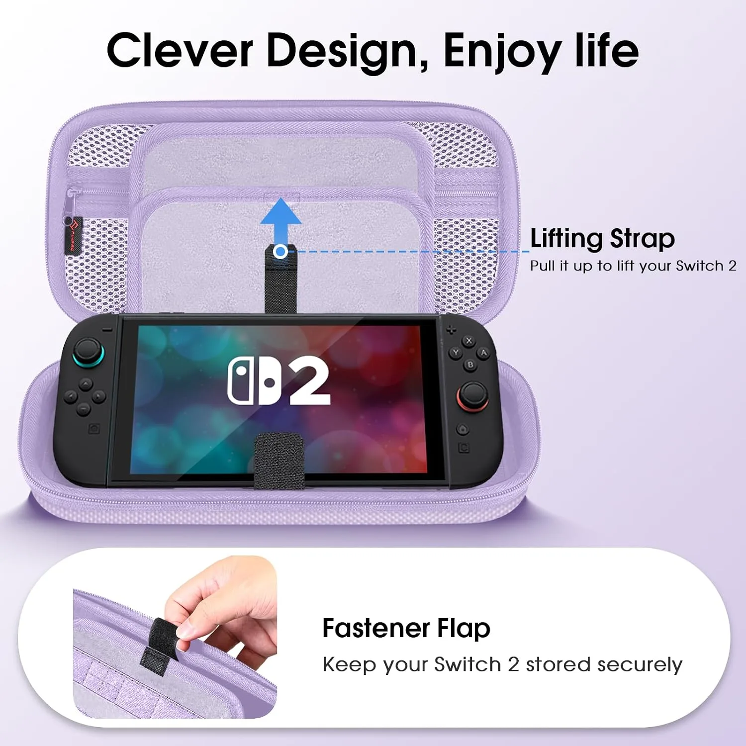 FINTIE Shockproof Carrying Case for Nintendo Switch 2 (2025)