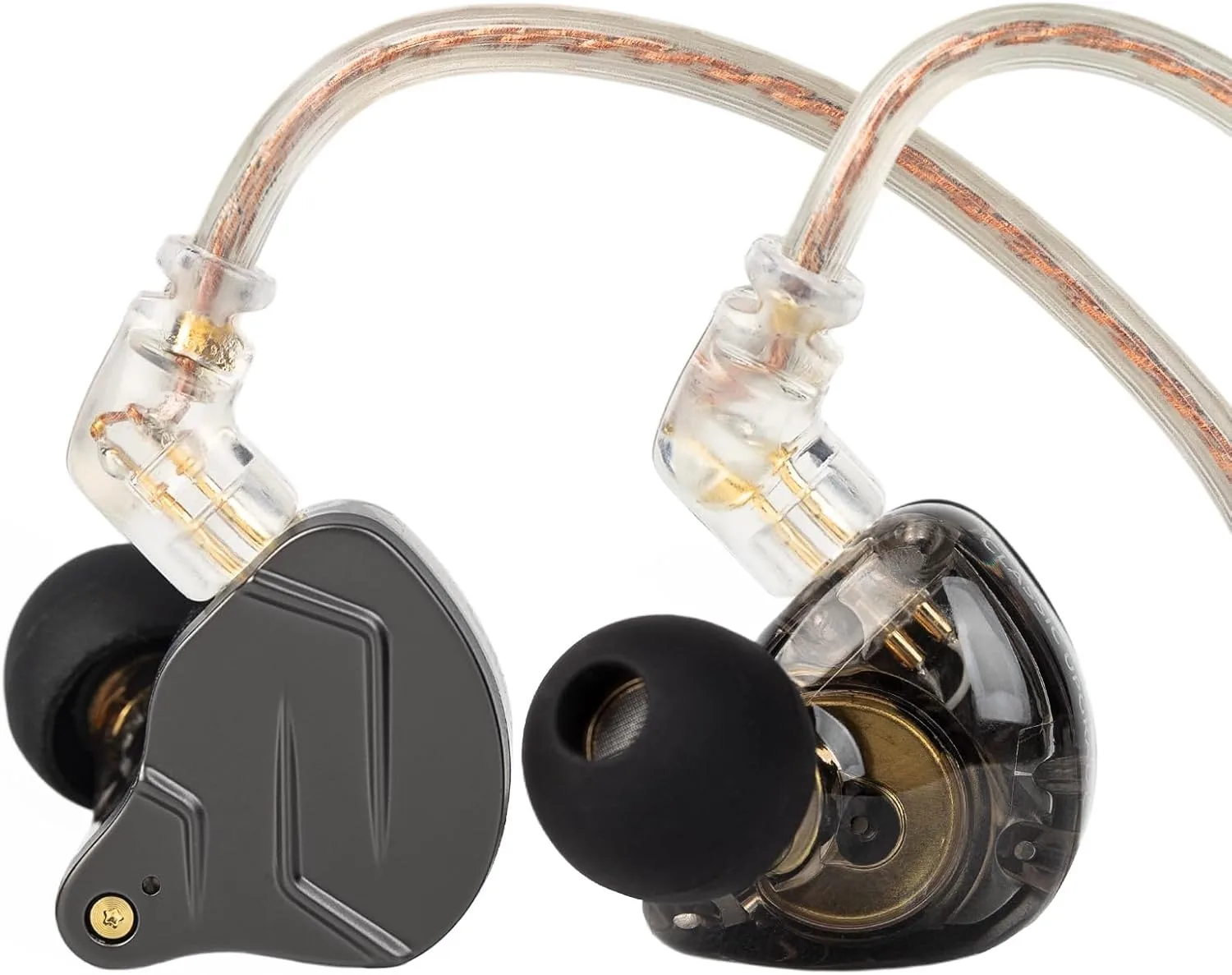 2026 Latest KZ ZSN Pro USB C Wired Headphones Type-C in Ear Monitors, 1BA 1DD Hybrid Driver Gaming Earbuds USB C Wired Earphones, Deep Bass Sound IEM for Gaming Music Video (USBC with mic, Gray)