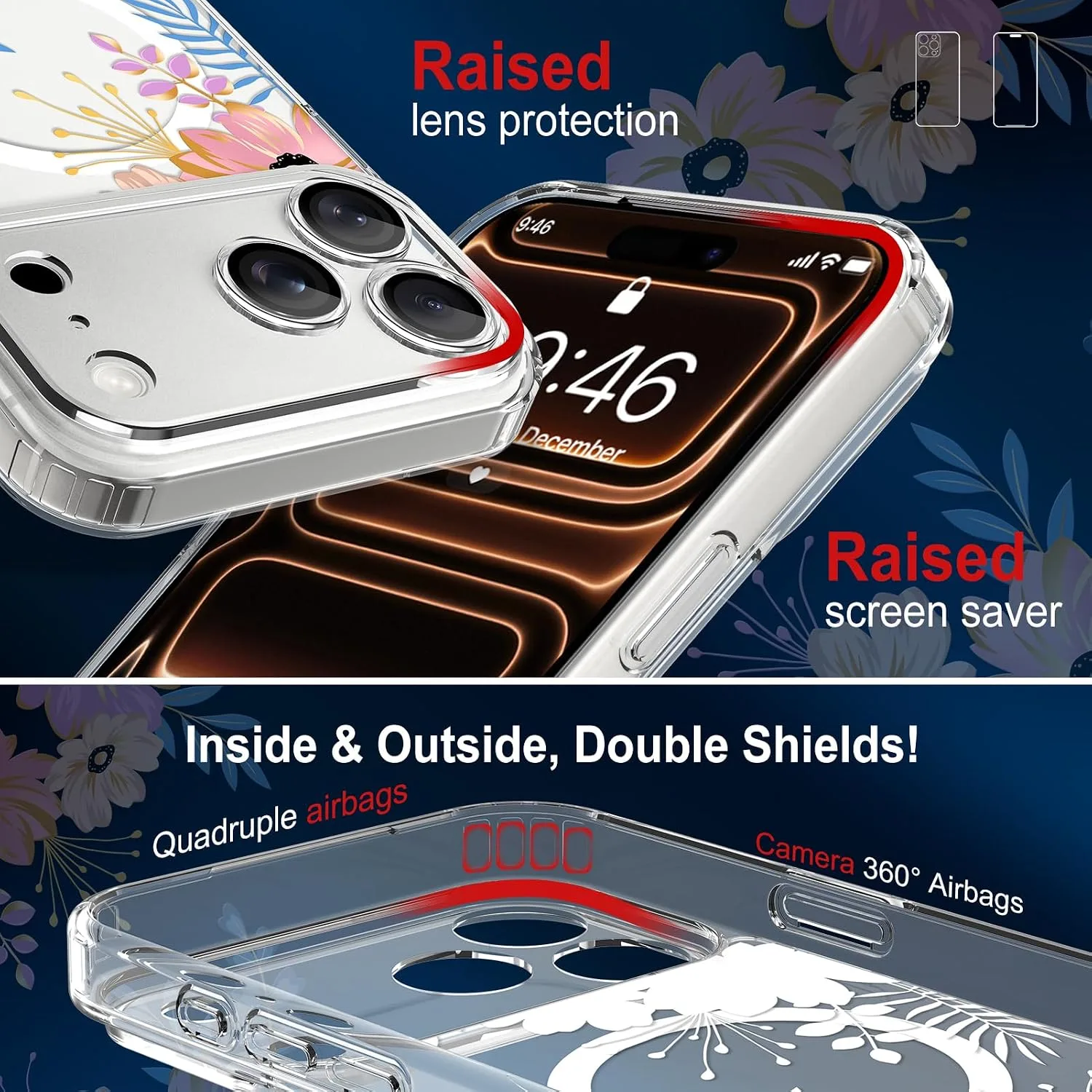 tharlet Magnetic for iPhone 17 Pro Case, Compatible with MagSafe