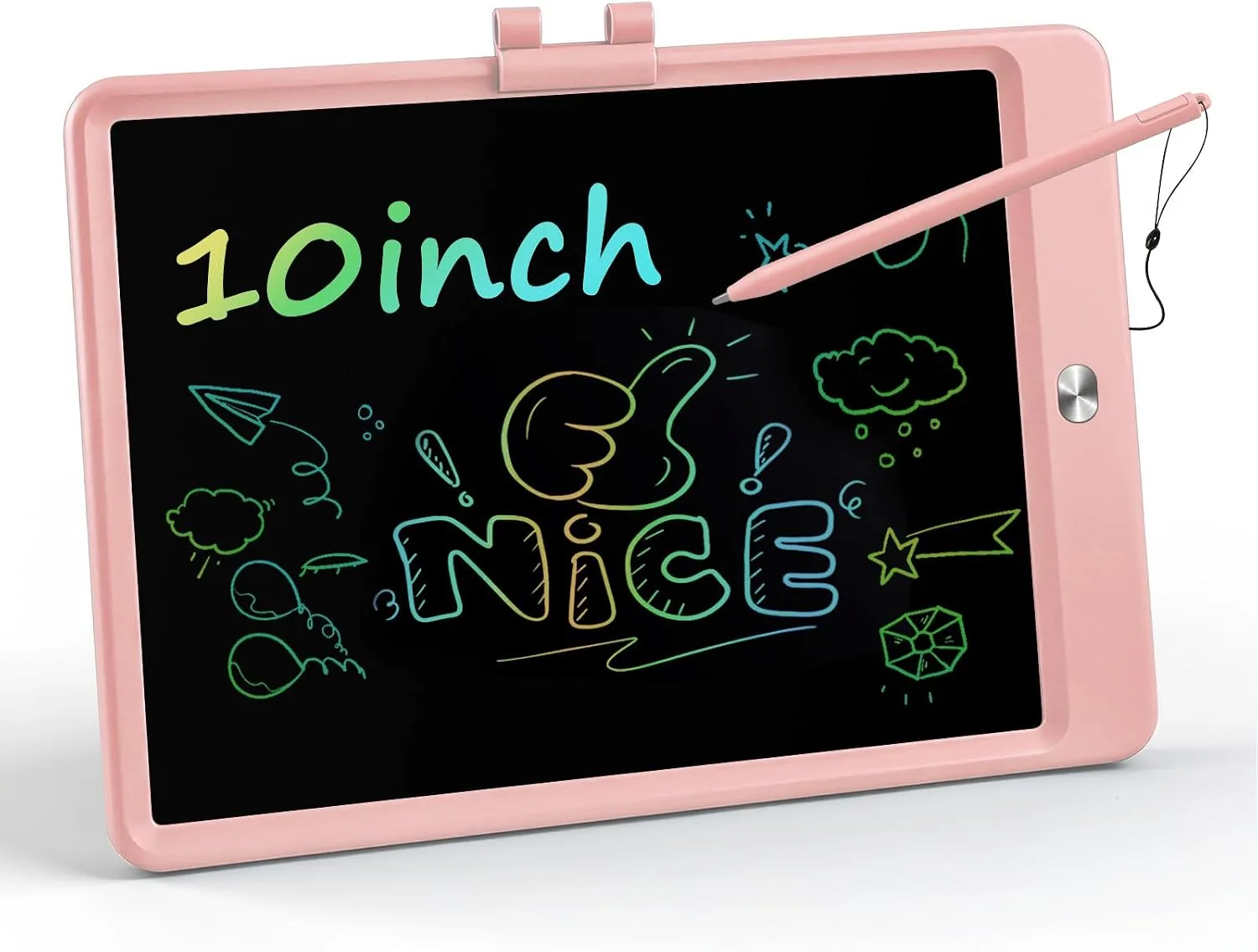 Tableta de Escritura LCD para Niños Qiaobuqi 10 Pulgadas Rosado