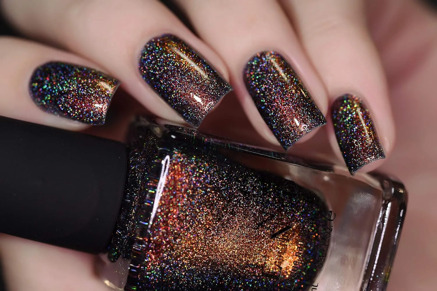ILNP Candlelight - Orange to Green Color Kissed Ultra Holographic Nail Polish