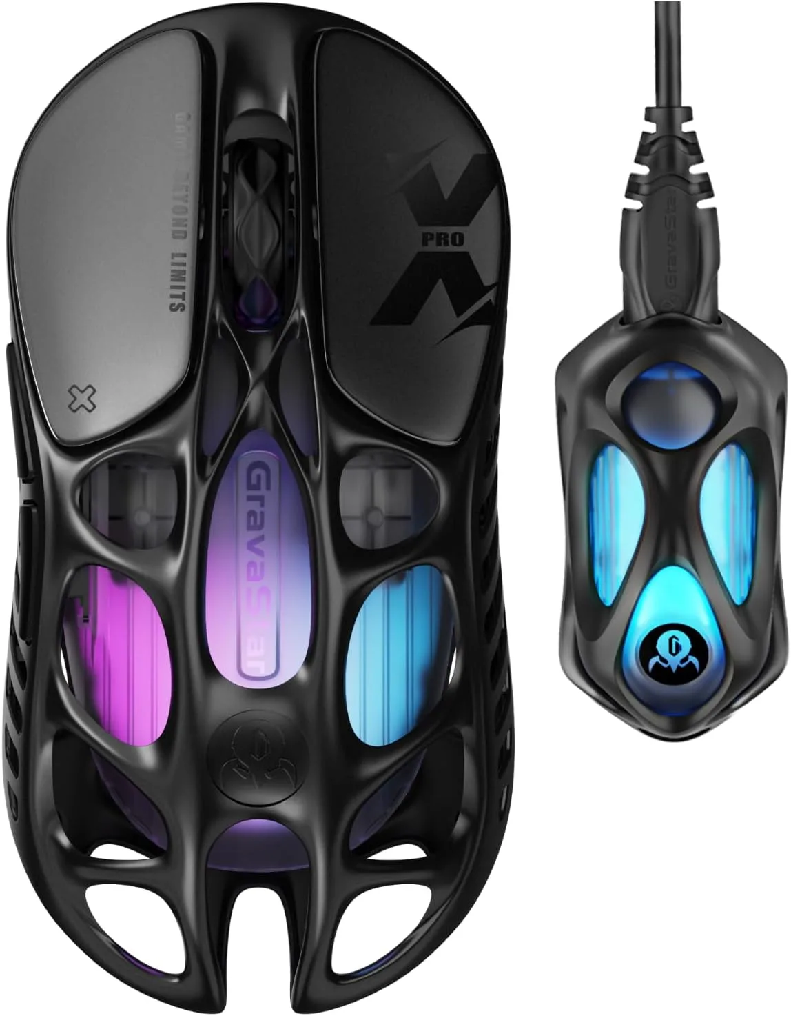 Mouse Gamer Gravastar Mercury X Pro Wireless 32000 DPI