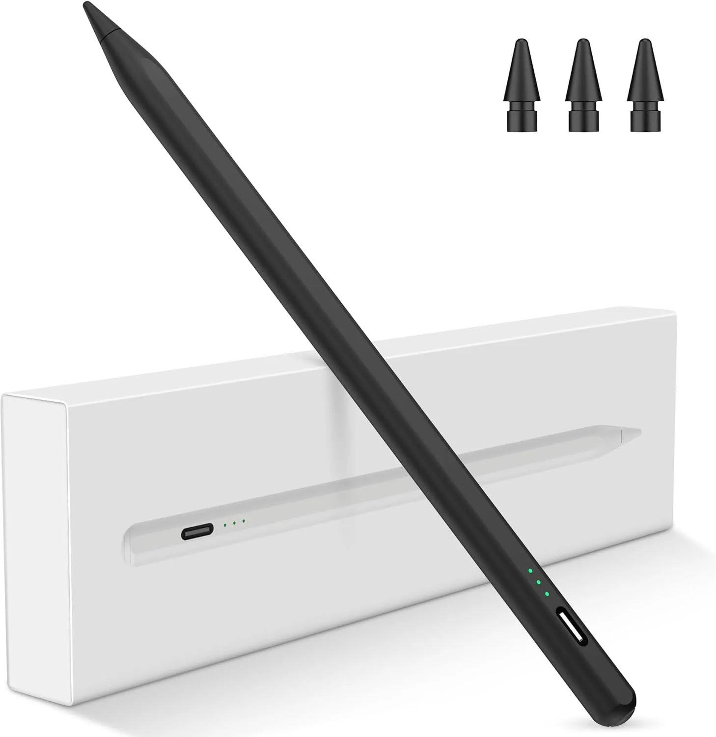 Stylus Pen for iPad 2026-2018, 15 Mins Fast Charge Pencil for iPad A16 11th/10th/9-6th Generation, Air M4 M3 M2 11"/13"/5-3rd, Pro M4 11/12.9/13, Mini A17 Pro/6/5th, Tilt Sensitivity Palm Rejection