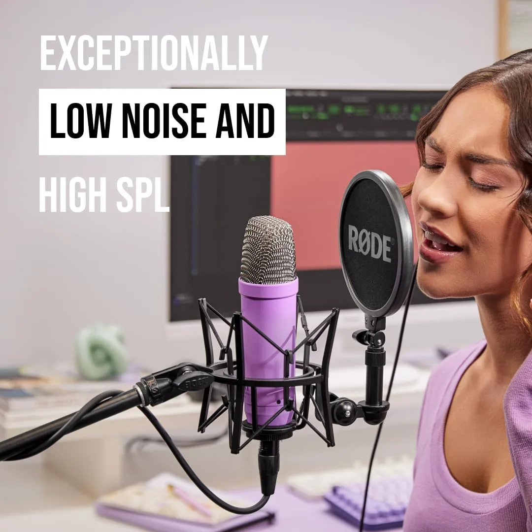 RØDE NT1 Signature Series Studio Condenser Microphone, Purple