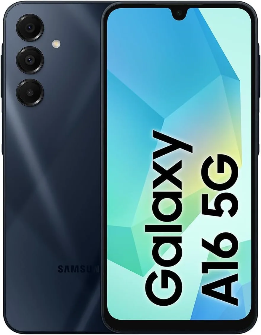 Samsung Galaxy A16 5G, 128GB, Black - Unlocked (Renewed)