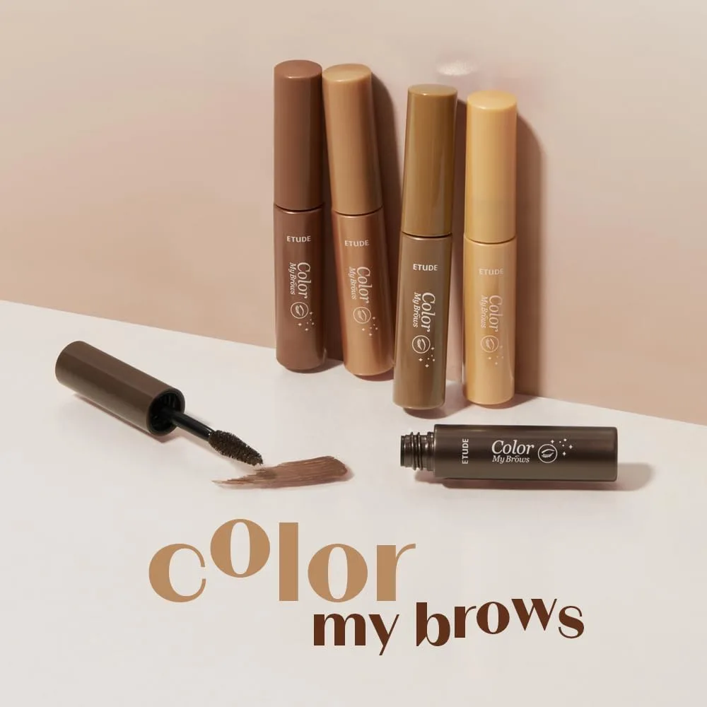 ETUDE Color My Brows Brow Mascara, Blondie Brown, Eyebrow Tint, 0.152 fl oz