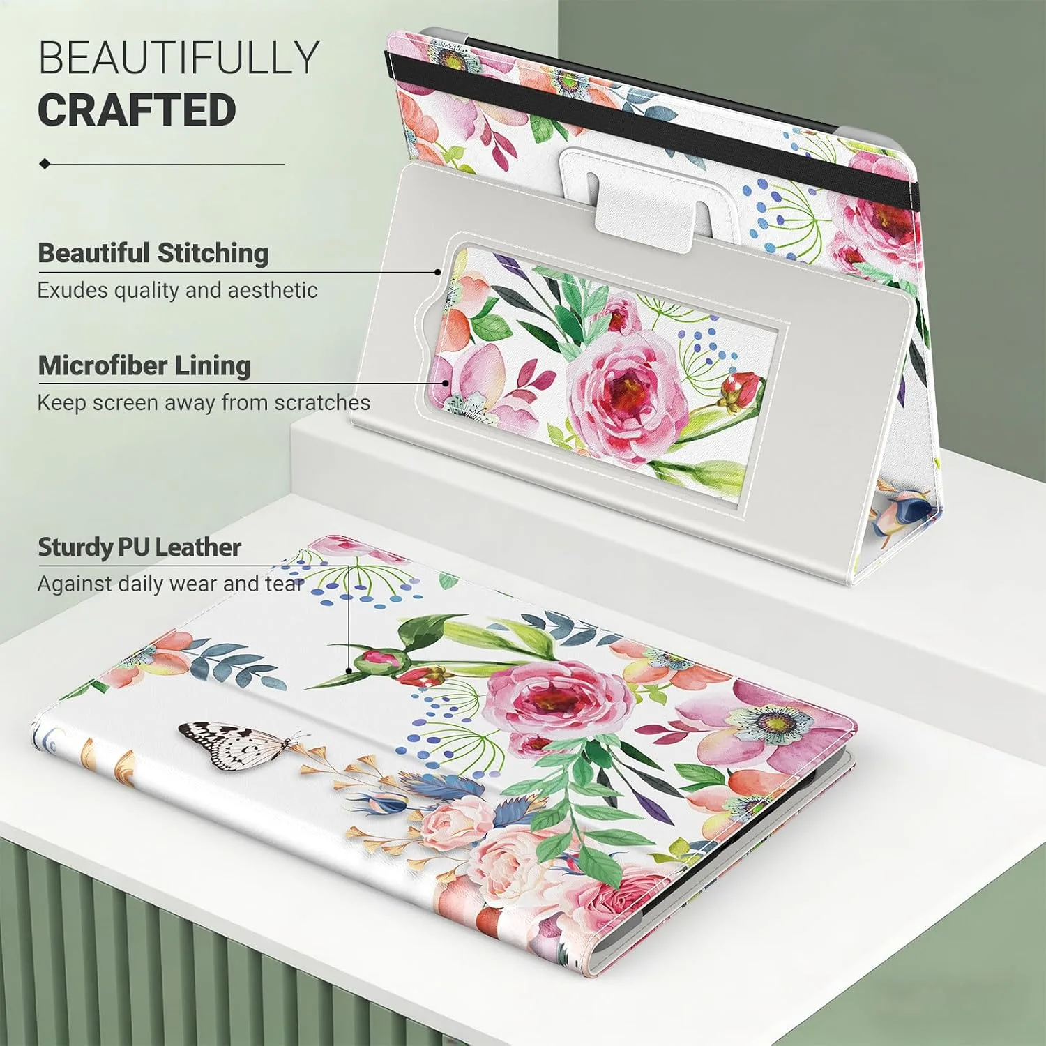 MoKo Universal Case for 6.8,7 Inch Paperwhite eReaders&Tablets,Fragrant
