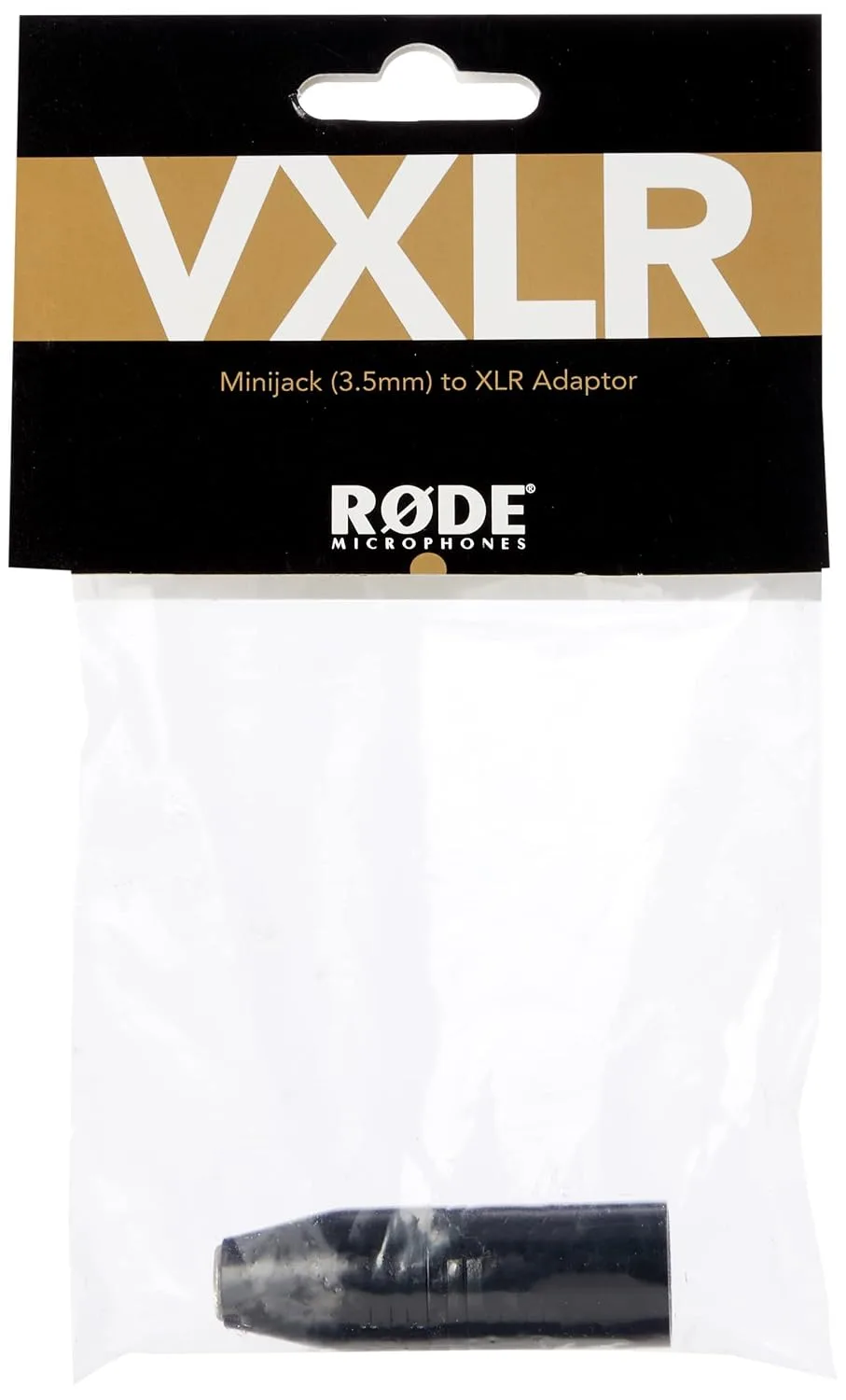RØDE Mini-Jack Female to XLR Male Adapter for VideoMic, Black (VXLR), Camera (Pack of 2)