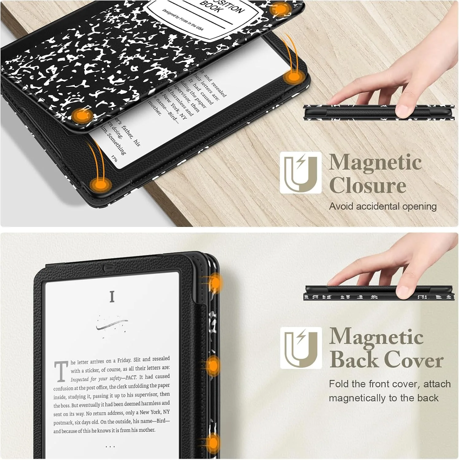 Fintie Case for 7"/6.8" Kindle Paperwhite 12th/11th Gen & Kindle Colorsoft