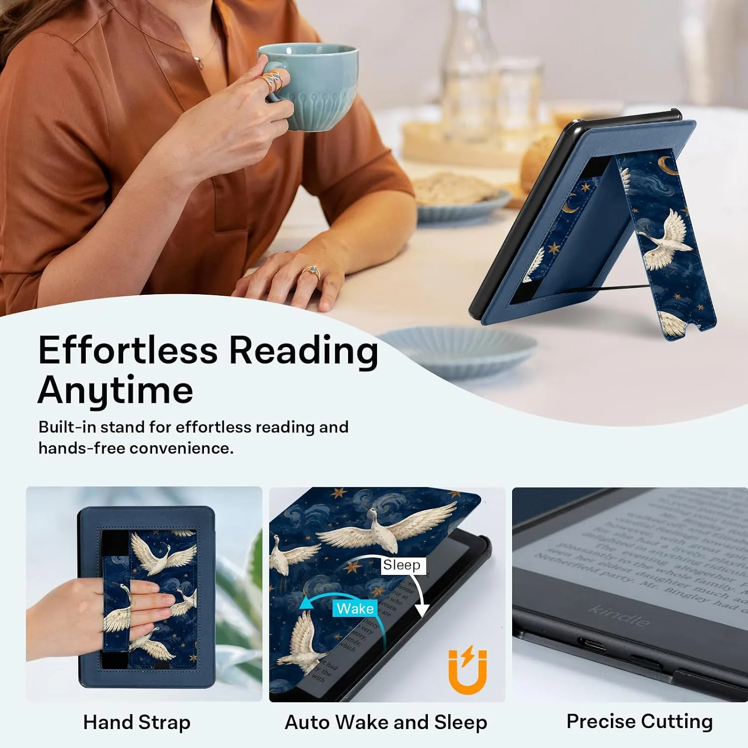CoBak Case for 7" Kindle Paperwhite 12th Gen 2024 and Kindle Colorsoft