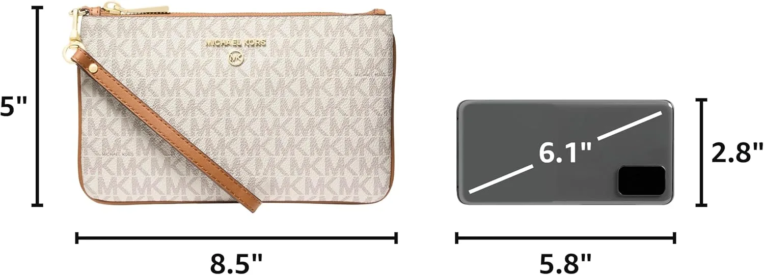 Michael Kors Jet Set Charm Medium Top Zip Wristlet