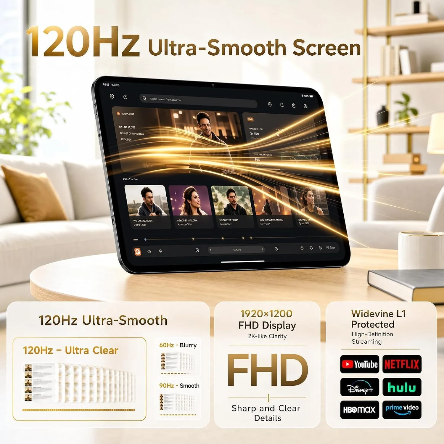 TECLAST T65 13.4" Android16 4G Tablet, 20GB+128GB 120Hz Widevine L1