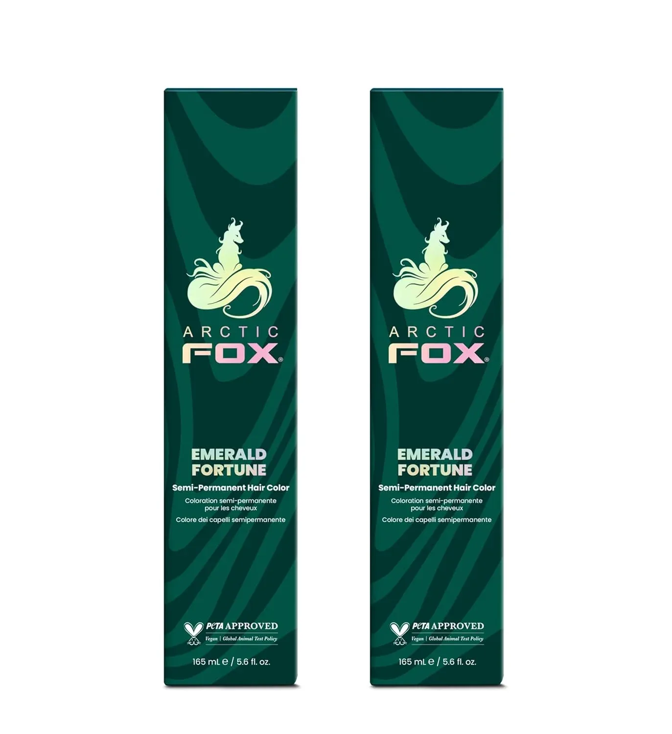 Tintura Semipermanente Arctic Fox Emerald Fortune Verde Esmeralda 2 x 5.6 oz