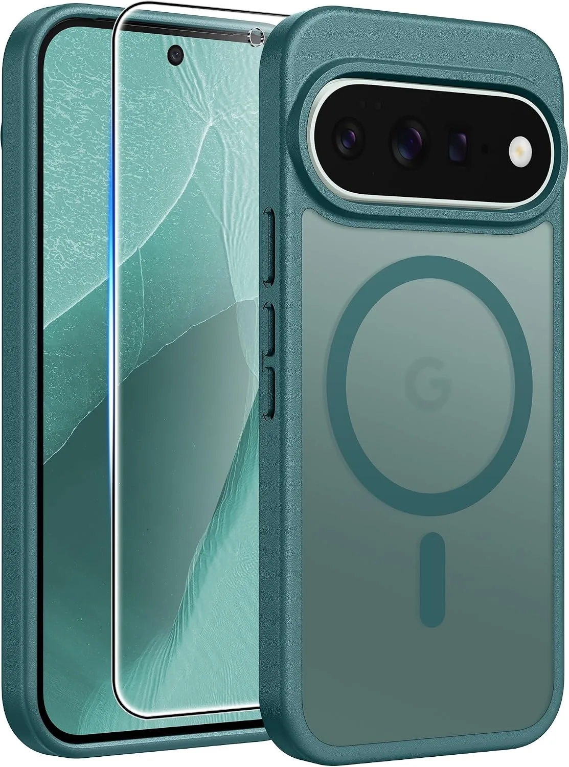 Carcasa Fntcase para Google Pixel 11 Pro y Pixel 11 con protector de pantalla