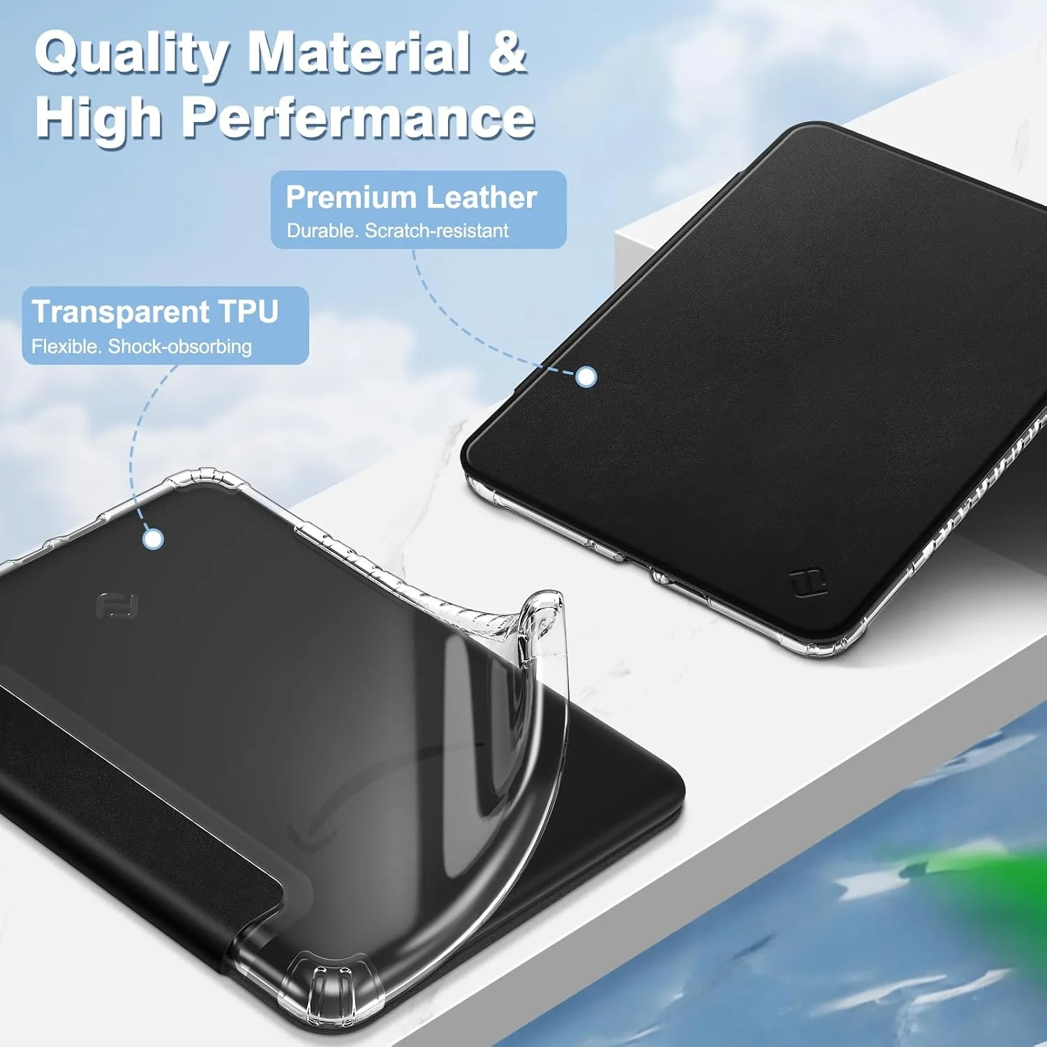 Fintie Clear Case for 7" Kindle Paperwhite 12th Gen 2024 & Kindle Colorsoft